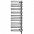 Электрический полотенцесушитель Zehnder Yucca Asym YAE 40-130 L CR 