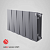 Биметаллический радиатор Royal Thermo PianoForte 300/12 секций цвет Silver Satin