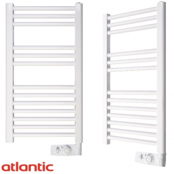 Электрический полотенцесушитель Atlantic 2012 NW 300W белый. Высота 798 мм, ширина 400 мм
