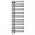 Электрический полотенцесушитель Zehnder Yucca Asym YAE 40-130 R CR 