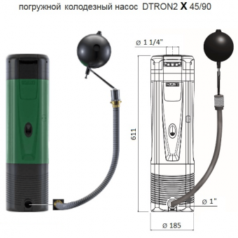 Колодезный насос DAB DTRON2 X 45/90