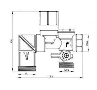 Размеры Astropress B 3/4