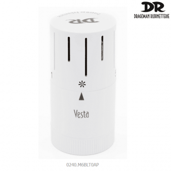 Термостатическая головка DR 0240.М6BLT0AP белая