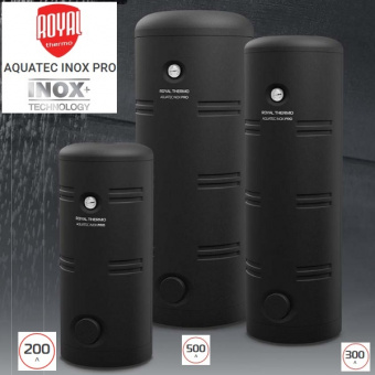 Бойлер косвенного нагрева Royal Thermo Aquatec Inox Pro RTWX-P 200. Объем - 200 литров.
