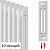 Радиатор Royal Thermo Insignia VC3180-10 белого цвета RAL9016 с нижним подключением и термовентилем
