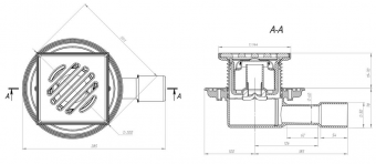 Трап Fachmann T 510.0 PHsB чертеж