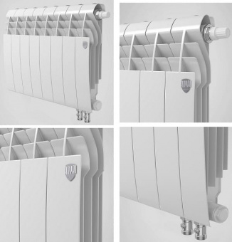 Радитор Royal Thermo Biliner белый Bianco Traffico с нижним правым подключением
