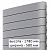 Дизайн радиатор Royal Thermo Eclipse Tower 500 22 серого цвета Silver Satin   